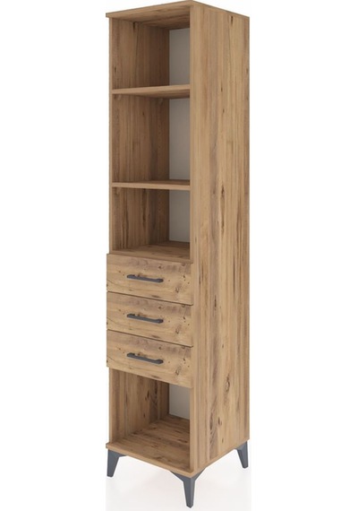 Hyperion Dolap 3 Raflı 3 Çekmeceli 44x44x195 Çam-çam Çam Hyperion Dolap 3 Raflı 3 Çekmeceli 44x44x195 Çam-çam Çam