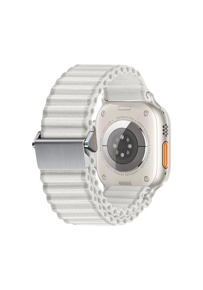 Apple Uyumlu  Watch Ultra 2 49mm Redclick Krd-123 Naylon Kumaş Hasır Örgülü Kordon