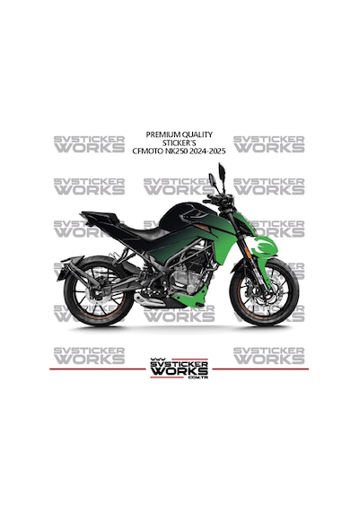 Cfmoto Nk250 Gen 2 Kaplama Sticker Çift Renk Motor Kaplama Modeli Hazır Kit Yüksek Kalite 49079045