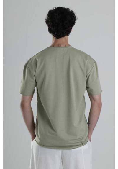 Cocopelli Yes İl Halat Detaylı Tasarım T-shirt Coc1849 Siyah