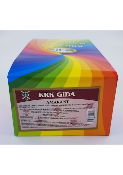 Krk Gıda Toz Gıda Boyası Vişne 9 G