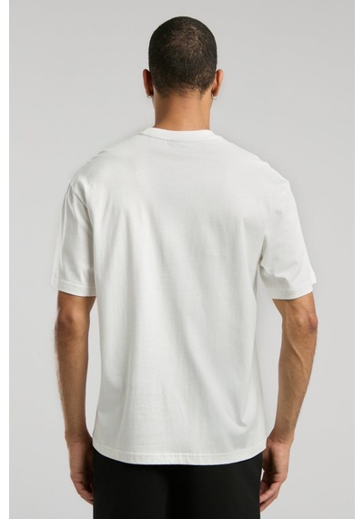 Everlast Ever Classics Comfort Logo Gri Erkek Tişört Tm0045-415 Beyaz