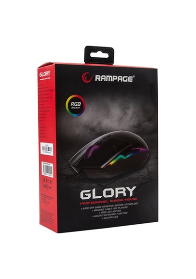 Rampage SMX-R63 Glory Kablolu USB RGB Işıklı Oyuncu Mouse