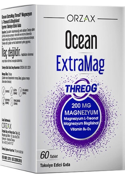 Ocean Extramag Threog Tablet 60 Adetlik Ambalaj
