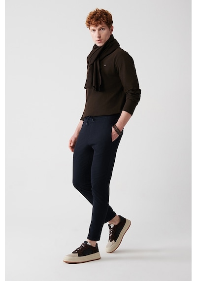 Avva Relaxed Fit Jogger Erkek Pantolon Lacivert E003000 Lacivert