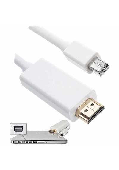 1.8m 4k 60hz Mini Displayport Thunderbolt To Hdmi Kablo