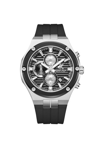 Beverly Hills Polo Club Bp3822x.351 Erkek Kol Saati Gri - Kırmızı