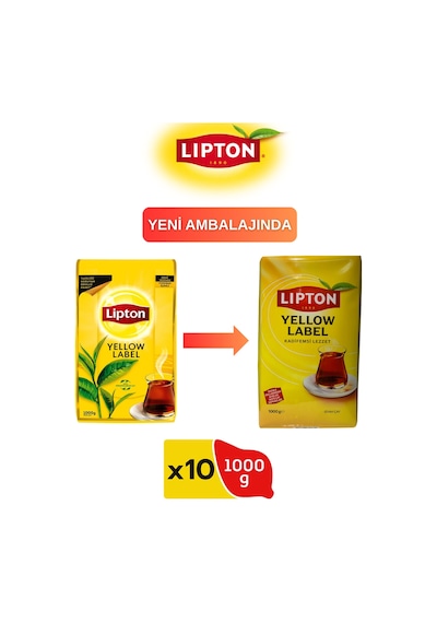Lipton Yellow Label Dökme Çay 10 x 1 KG