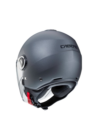 Caberg Riviera V4 Metalik Gri Güneş Vizörlü Yarım Açık Motosiklet Kaskı Gri