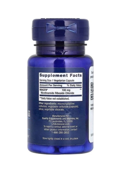 Extension Nad+ Cell Regenerator 100 Mg 30 Vegetarian Capsules