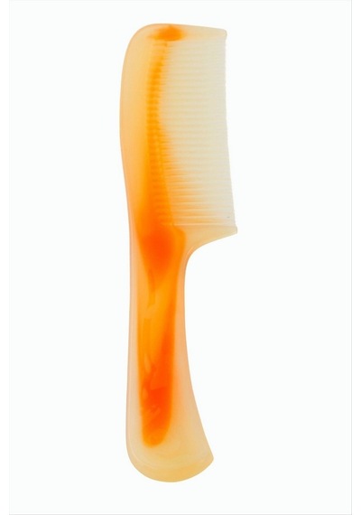 Düz - 761 - Saplı Plastik Tarak - Spt-gld - - Sarı Diğer
