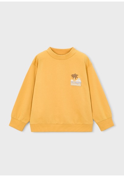 Mayoral Erkek Çocuk İki İplik Sweatshirt Sarı