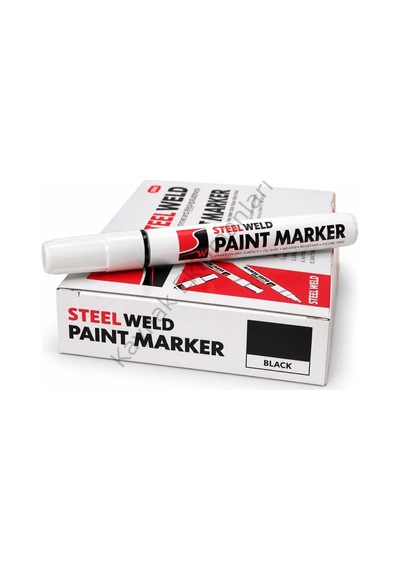 Steel Weld Siyah Markalama Kalemi Marker