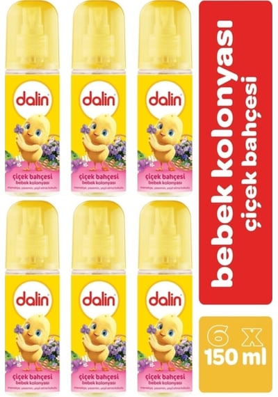 Dalin Bebek Kolonyası Çiçek Bahçesi Sprey 150 ML X6 Adet