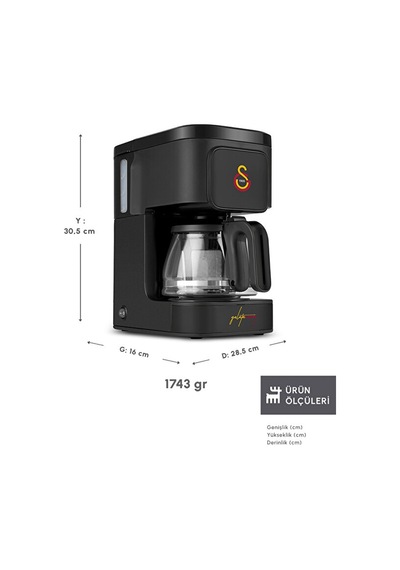 Karaca Just Coffee Aroma 2 İn 1 Filtre Kahve Ve Çay Demleme Makinesi Galatasaray