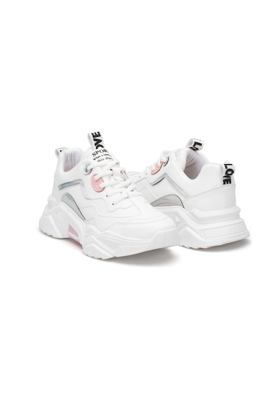 Dark Seer Ds.pmd239k2110 Sneaker 2025 Kadın Beyaz-pudra