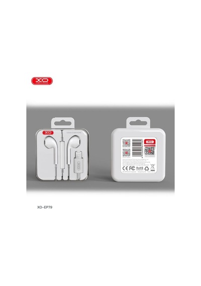 Xo Ep79  Seri Lighting Girişli Bluetooth Kulaklık - Apple Uyumlu iPhone  Şeffaf
