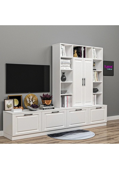 Nostalji Membran Tv Ünitesi Mdf Antrasit Nostalji Membran Tv Ünitesi Mdf Antrasit