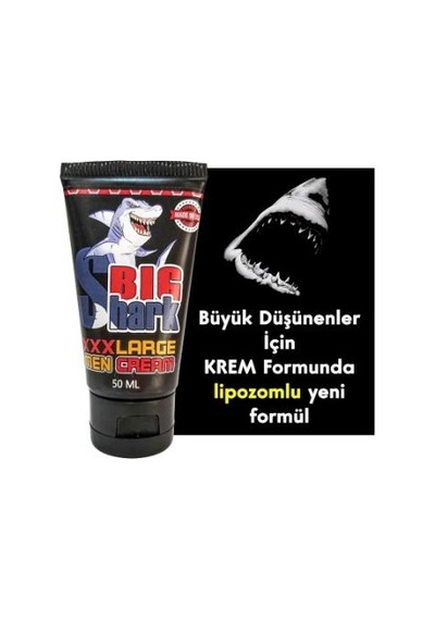 Asimox Bigshark Large Men Cream 50ml-penııs Büüyütüücü Cream Lipozomlu Formül