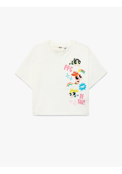 Koton Pamuklu Kısa Kollu Bisiklet Yaka Lisanslı Powerpuff Girls Tişört Ekru 6skg10048ak Ekru Koton Pamuklu Kısa Kollu Bisiklet Yaka Lisanslı Powerpuff Girls Tişört Ekru 6skg10048ak Ekru