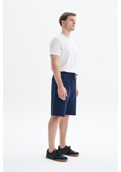 AR-MA Arma Erkek Regular Fit Basic Süprem % 100 Pamuk Arka Ve Yandan Cepli Şort Y29504279102 Lacivert