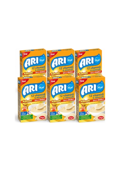 Arı Mama Pirinç Unu Ballı İrmikli 250 Gr 6 Lı