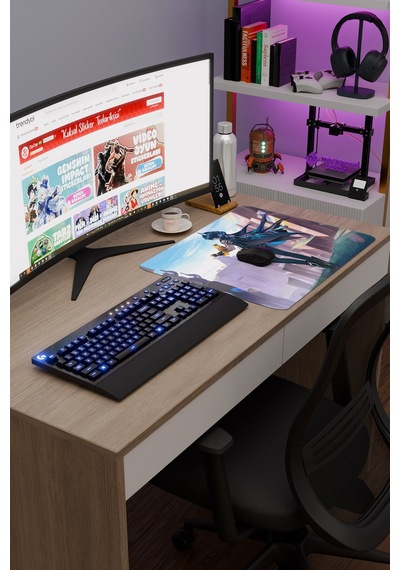Ororon Genshin Impact Anime Oyuncu V4 - 48x40 Xl Gaming Mouse Pad Fare Altlığı