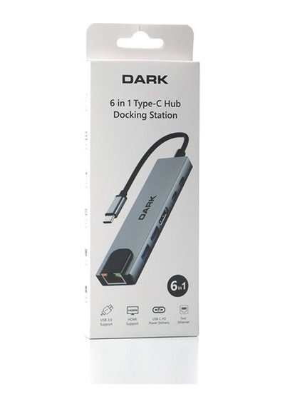 Dark Dk-ac-u31x47 6in1 Usb 3.2 Type-c Çoklayıcı