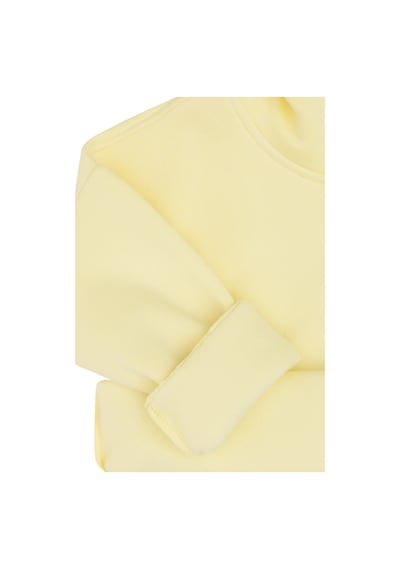 U.S. Polo Assn. Kız Çocuk Sarı Kapüşonlu Şardonlu Basic Sweatshirt 50314304-VR044