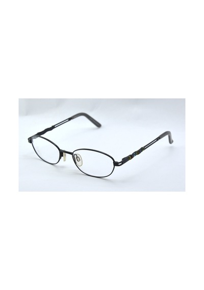 Kıds Eyeglasses Frame 376 Black 46 16 125 Siyah Unısex Çocuk Gözlüğü