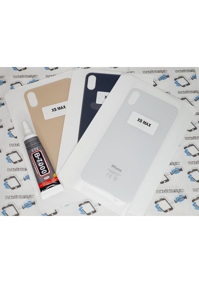 Apple Uyumlu iPhone Xs Max Arka Pil Batarya Kapağı (Cam) B-7000 (503847433)