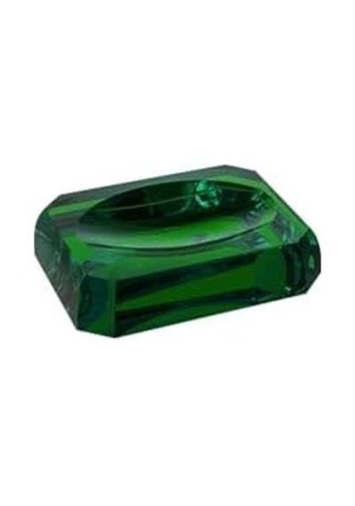 Cyrstal Accessory Soap Dish Green Yeşil Tek Ebat Ba2051 008 C5 12 Izgara