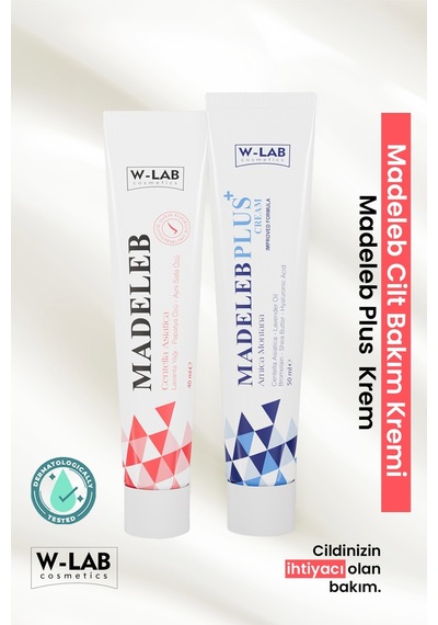 W-Lab Cosmetics Madeleb Krem + Madeleb Plus Jel Set