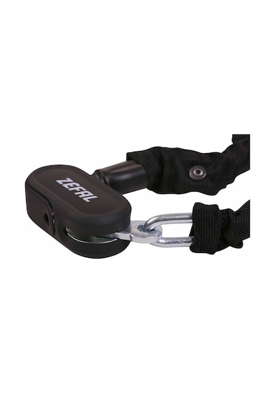 Zefal K-traz M8 6mm Zincir Anahtarlı Bisiklet Kilidi Siyah