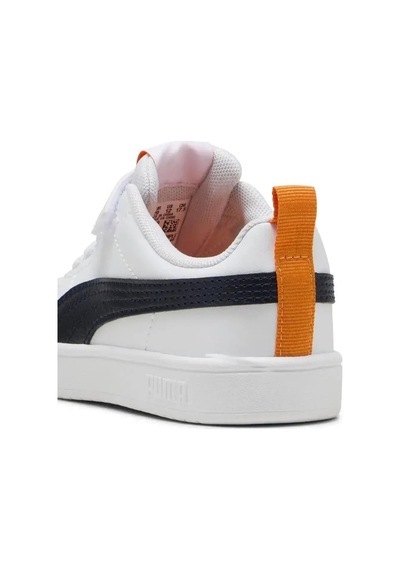 Puma 385836 40 Rickie Ac+ Ps Beyaz-siyah-turuncu Erkek Çocuk Spor Beyaz