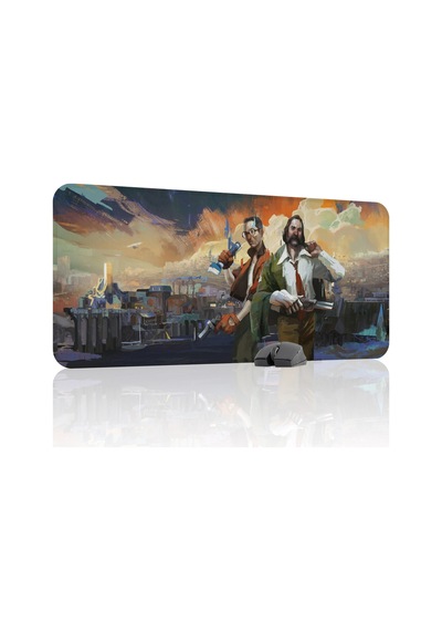 Disco Elysium Kaymaz Dikişli Kauçuk Oyuncu Mousepad V1 - 90x40 Xxl Gaming Mouse Pad Fare Altlığı