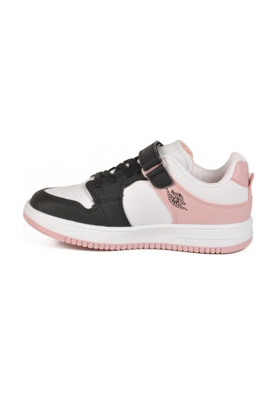 Pudra Cırtlı Kız Çocuk Sneaker Haykat Kısa F Pudra