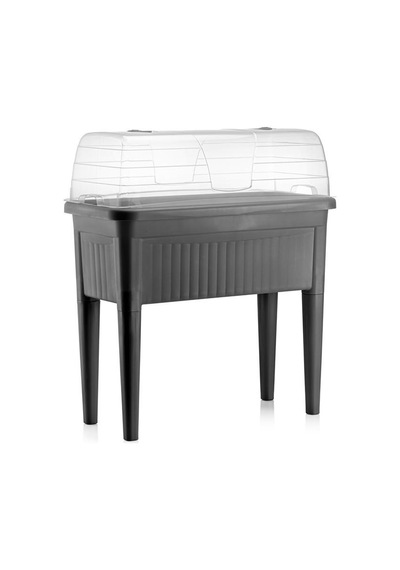 Omnipazar So-abs3 Fanuslu Ayaklı Bahçe Yetiştirme Saksı Seti 60 Litre No 3