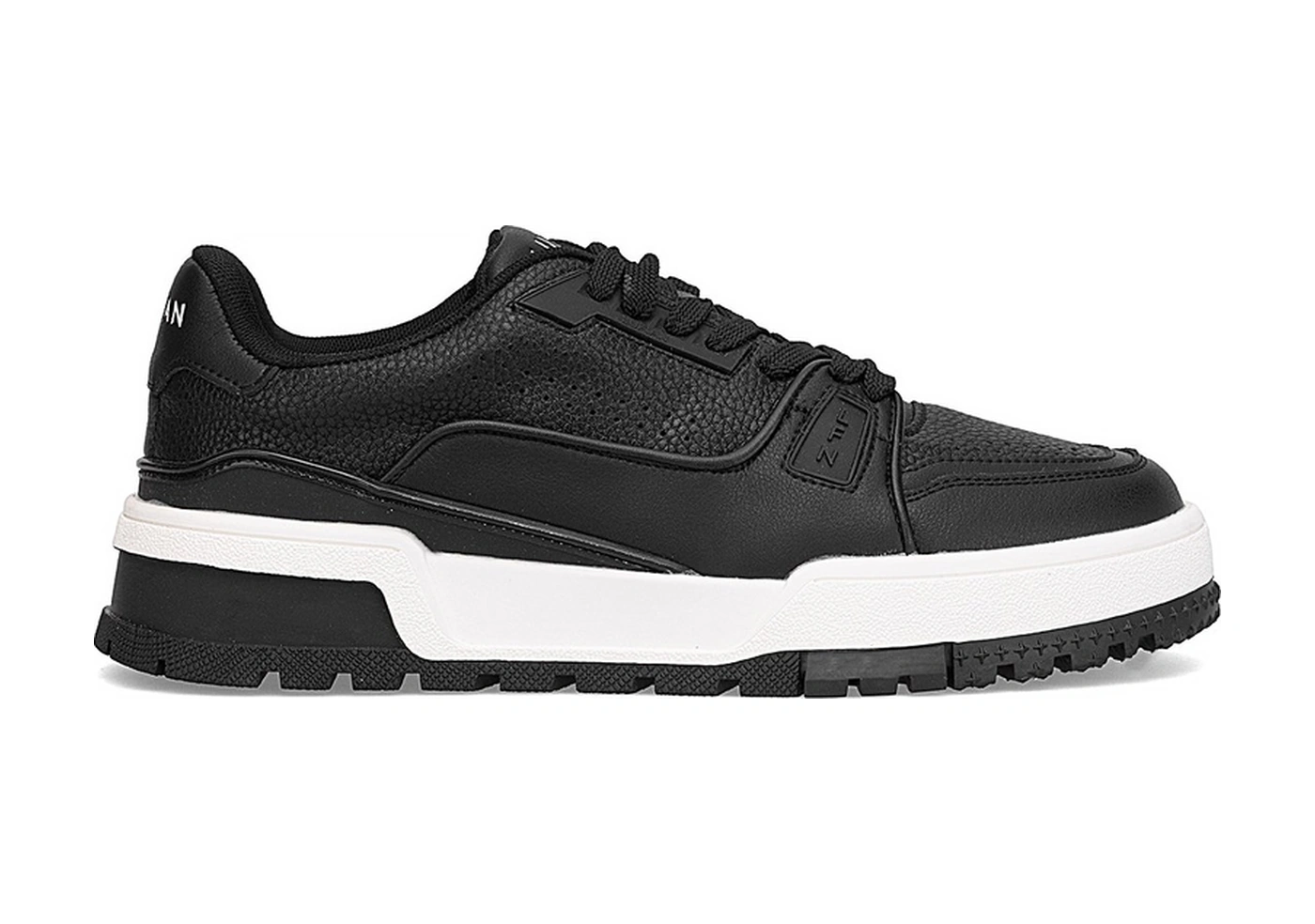 Lufian 112230250 Albert 25k Erkek Hakiki Deri Klasik Sneaker Siyah Siyah