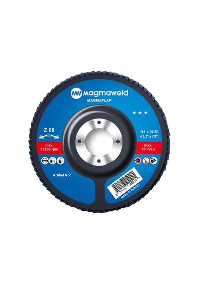 Magmaweld 115X22 Mm Zr 60 Kum Flap Disk 10 Adet