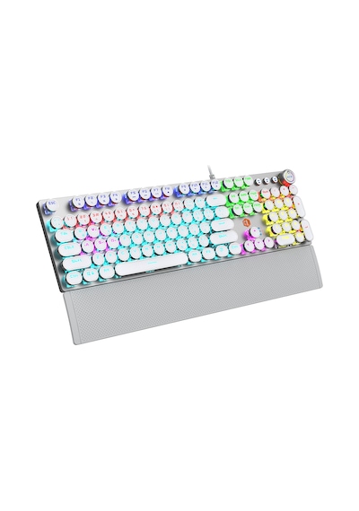Lecoo KG1102 Kablolu Blue Switch Makro Tuşlu RGB Mekanik Gaming Türkçe Q Metalik Klavye