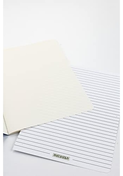 Notes 17x24 Cm Karton Kapaklı İplik Dikişli Defter, 32 Yaprak, Düz, Yaprak Yeşili 103 Ivory
