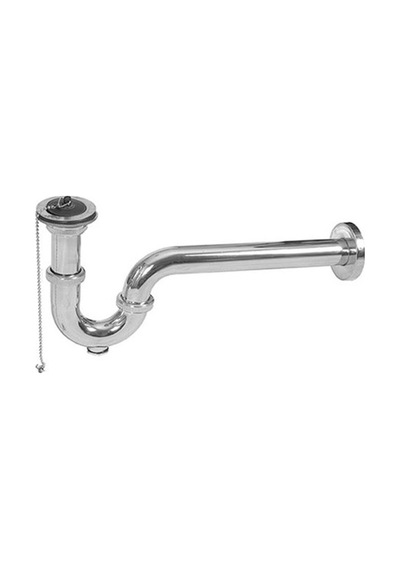 Krom Lavabo Sifonu U Modeli İle Estetik Su Yönetimi