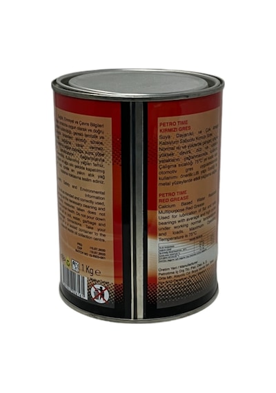 Petro Time Kırmızı Kauçuklu Katı Gres Yağı 1 KG