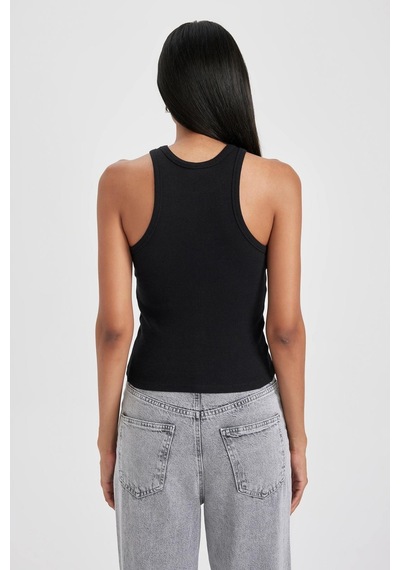Refox Slim Fit Halter Yaka Fitilli Kaşkorse Atlet