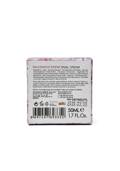 Rosella Salyangoz Kremi 50 Ml
