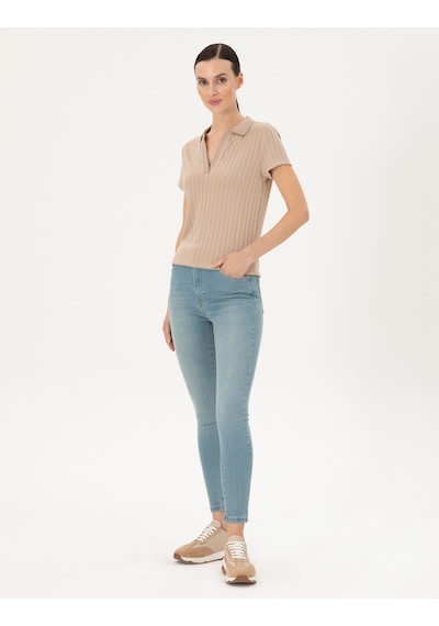 Pierre Cardin Kadın Açık Mavi Pantolon Jean 50284083-vr003 Açık Mavi