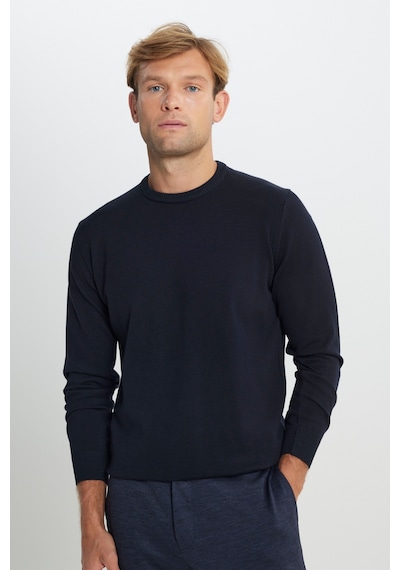 AC&Co / Altınyıldız Classics Erkek Laci Pamuklu Standart Fit Normal Kesim Bisiklet Yaka Triko Kazak Lacivert AC&Co / Altınyıldız Classics Erkek Laci Pamuklu Standart Fit Normal Kesim Bisiklet Yaka Triko Kazak Lacivert