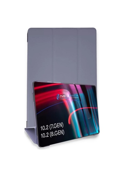 Newface Apple iPad Uyumlu 10.2 7.nesil Kılıf Tablet Smart Kılıf - Lila Arka Kapak
