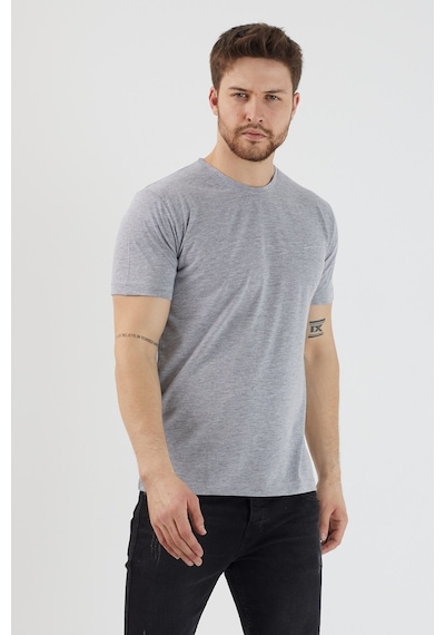 Slazenger SANDER KTN Erkek  Gri Tişört